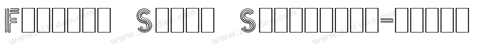 Flaming Stars Splatters字体转换